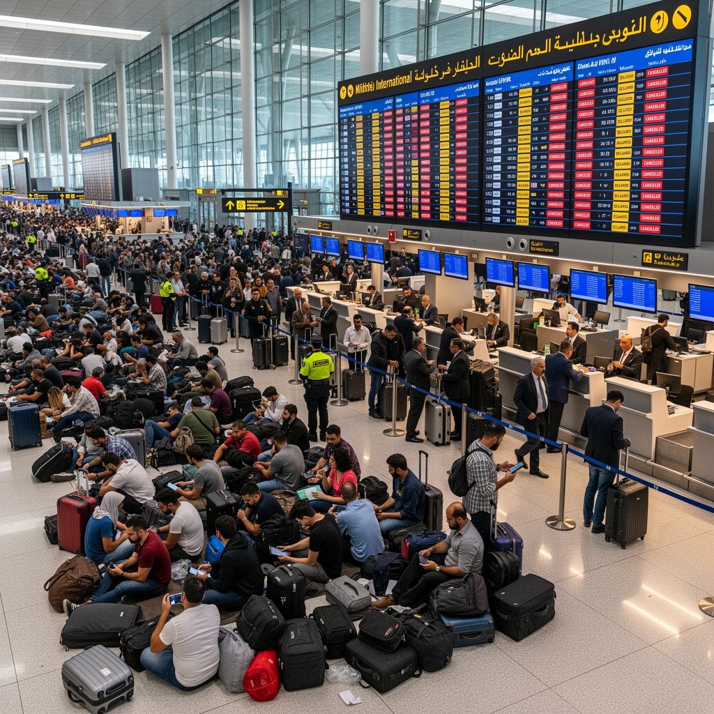 Middle East Faces Major Travel Chaos Middle East Faces Major Travel Chaos as 32 Flights Are Axed and 94 Flights Postponed by Qatar Airways, Royal Jordanian, and FlyDubai—What Affected Passengers Need to Know About Disruptions Across Doha, Dubai, Amman, and Cairo
