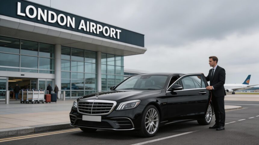 Book executive airport taxis to London Heathrow, Gatwick, Stansted, Luton & City Airport from £45 one way. Fixed prices, luxury cars, professional chauffeurs & flight tracking. Reserve online now.